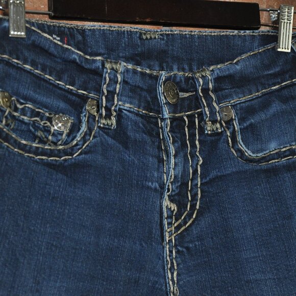 True Religion Super-T Large Stitch Geno Relaxed Slim Blue 29 - Picture 5 of 14